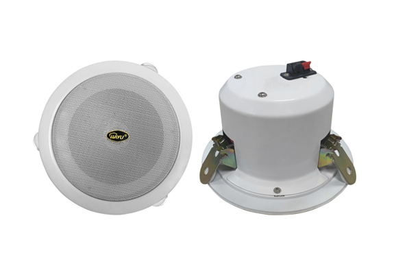金屬同軸帶后罩一體化吸頂揚聲器   HR-505C